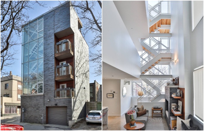 Как на месте заброшенного гаража супруги умудрились построить 5-этажный дом Торонто, Канада, пространство, можно, уровне, Джули, которые, земли, также, более, очень, покупку, theglobeandmailcom, жилой, выход, пространства, имеется, помимо, чтобы, комната