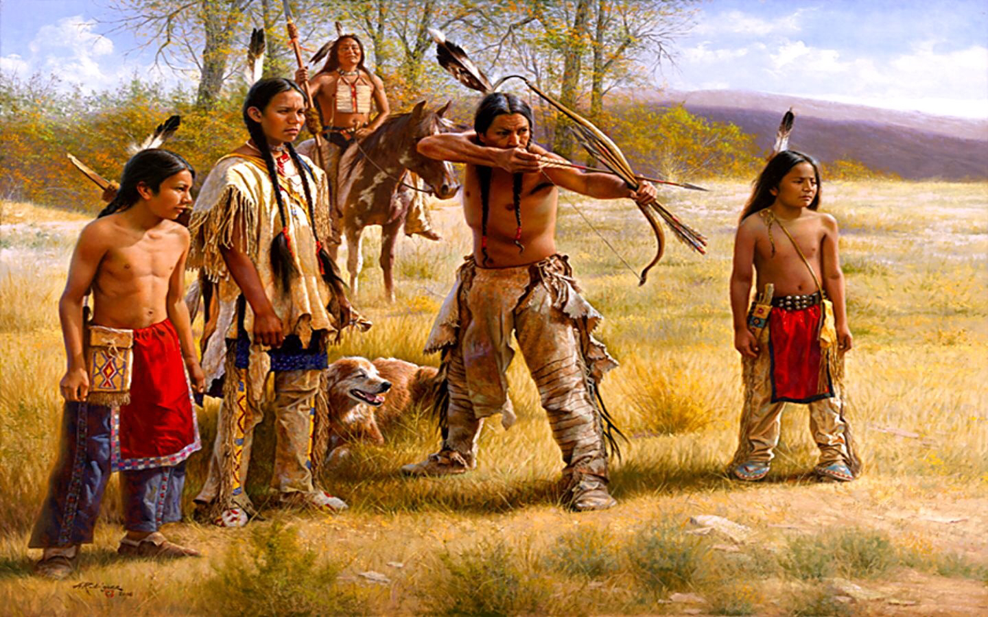 Коренные жители Америки индейцы