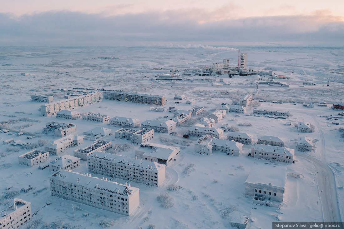 Посёлок Комсомольский, заброшенная воркута, посёлки, покинутые
