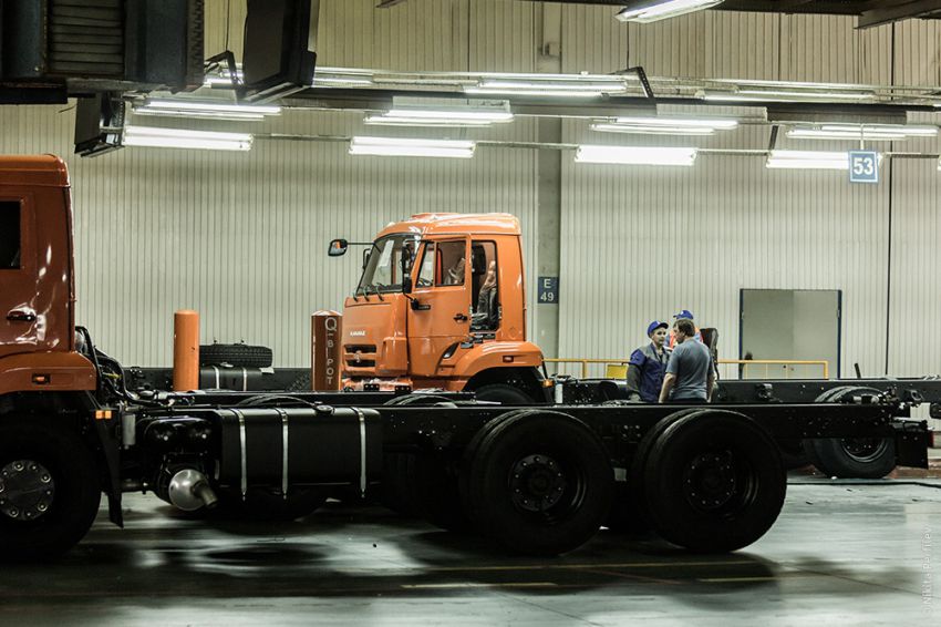 Фотоэкскурсия на челнинский автогигант КАМАЗ камаз, завод, производство