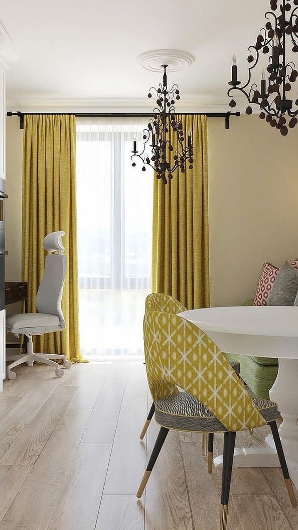 Желтые шторы в интерьере: где, как использовать, фото шторы, сочетание, более, очень, можно, будет, оттенков, дизайнера, гостиной, ярких, настроение, слишком, будут, Поэтому, оттенки, яркие, использовать, лучше, который, интерьере