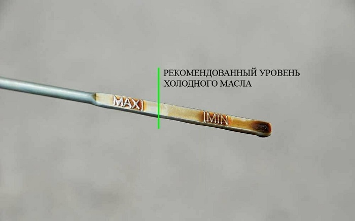 Уровень масла/ Фото: gtoil.ru