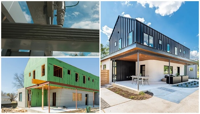 Гибридные дома, в строительстве которых применяется как 3D-печать, так и традиционные технологии архитектура,интерьер и дизайн,ремонт и строительство