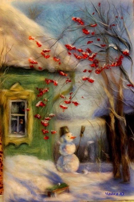 Волшебство наяву: шерстяная акварель Волшебство наяву: шерстяная акварель домашний очаг
