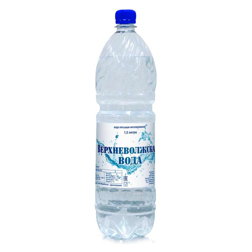 Вода Верхневолжская питьевая негазированная 1,5л – купить c доставкой до аптеки | «Фарминторг»