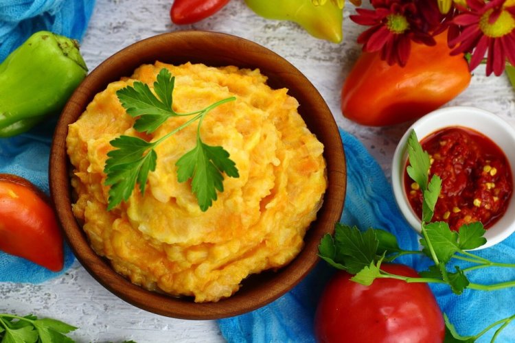 Гарнир у куриной печени: 20 лёгких и вкусных рецептов понадобится, минут, Добавь, морковь, специиПриготовление, нарежь, специи, обжарь, масла, готовности, добавь, луковица, растительного, капусты, Измельчи, сливочного, крышкой, капусту, Отвари, смеси